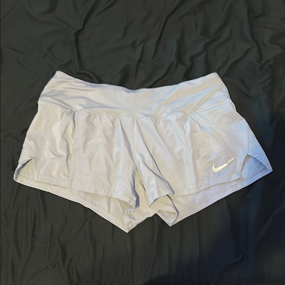 Nike Women's Light Gray Athletic Shorts